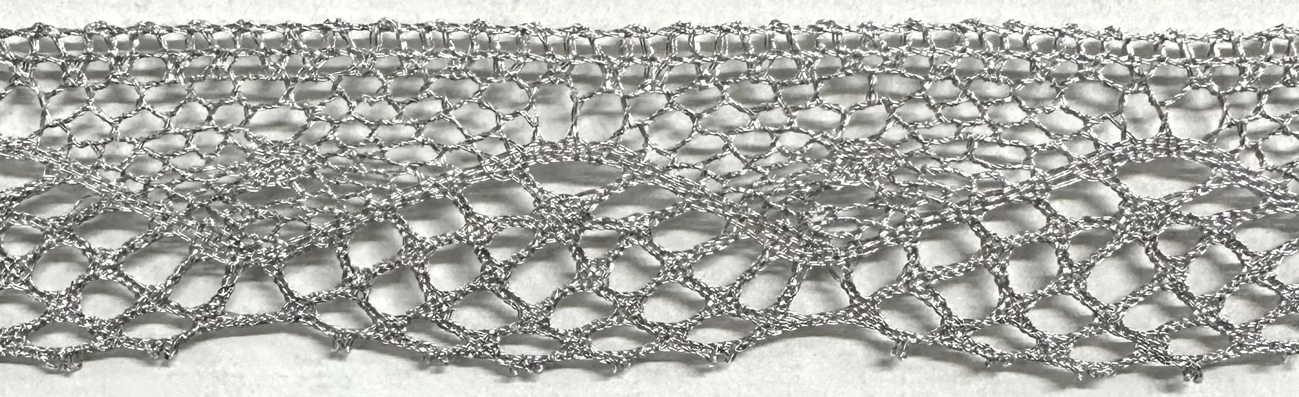 1-1/4" Metallic Cluny Lace - 10 Continuous Yards - Gold and Silver Available!