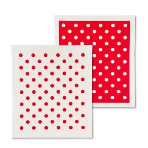 Abbott Swedish Sponge Cloth 2pk - Polka Dots