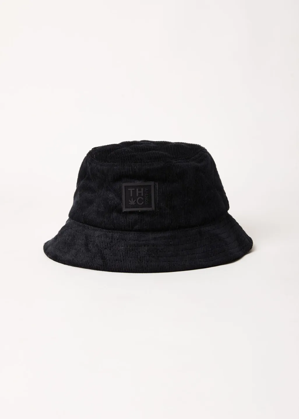 AFENDS Unisex Night Away - Corduroy Puffer Bucket Hat - Black