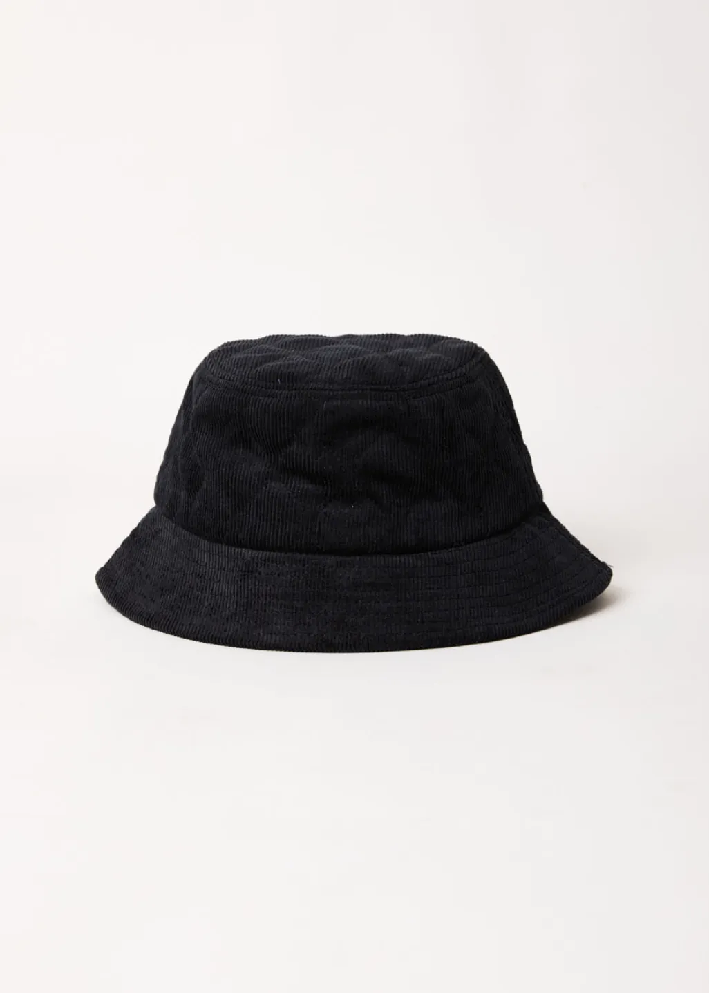 AFENDS Unisex Night Away - Corduroy Puffer Bucket Hat - Black