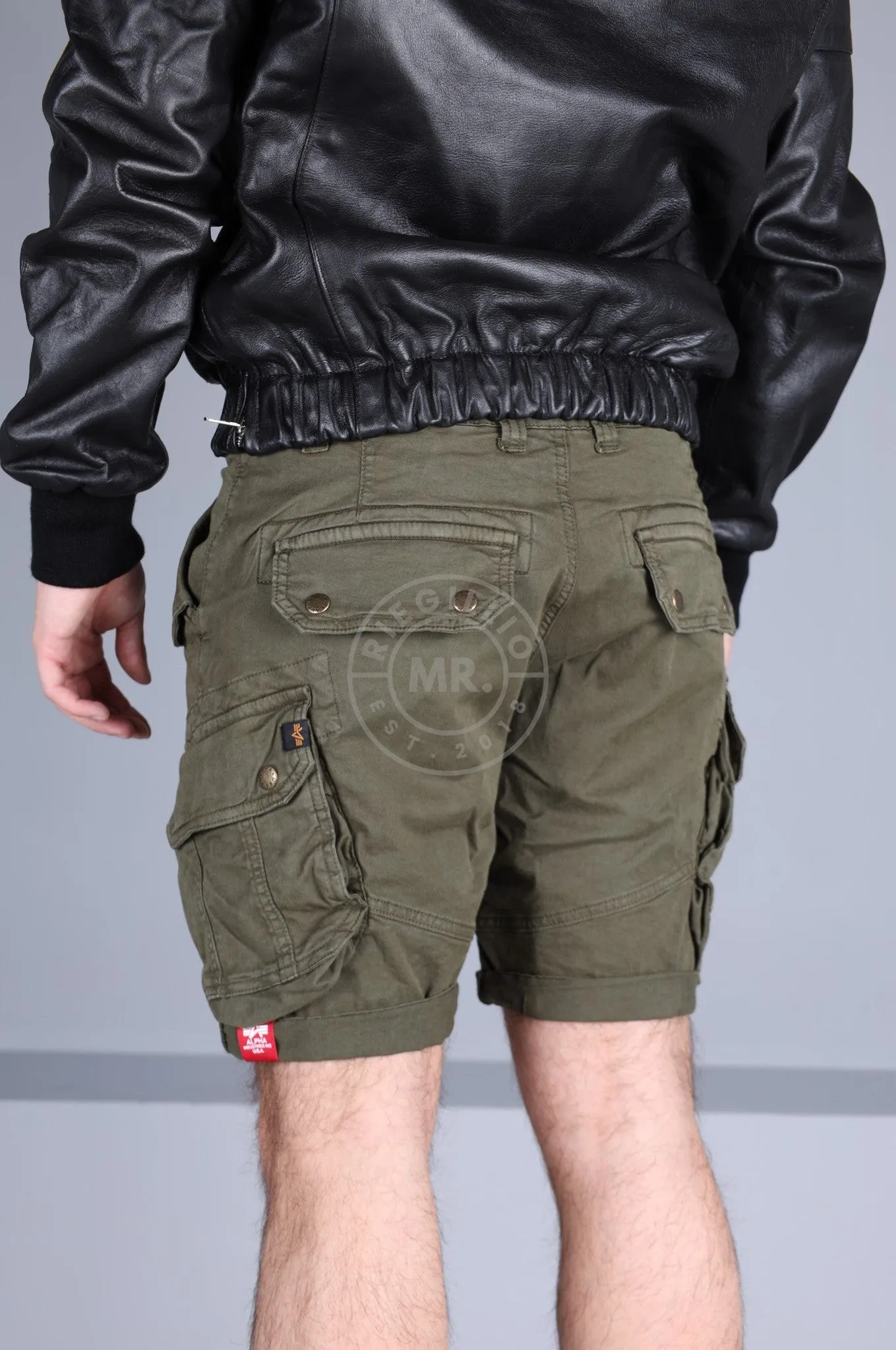 Alpha Industries Combat Short - Dark Olive