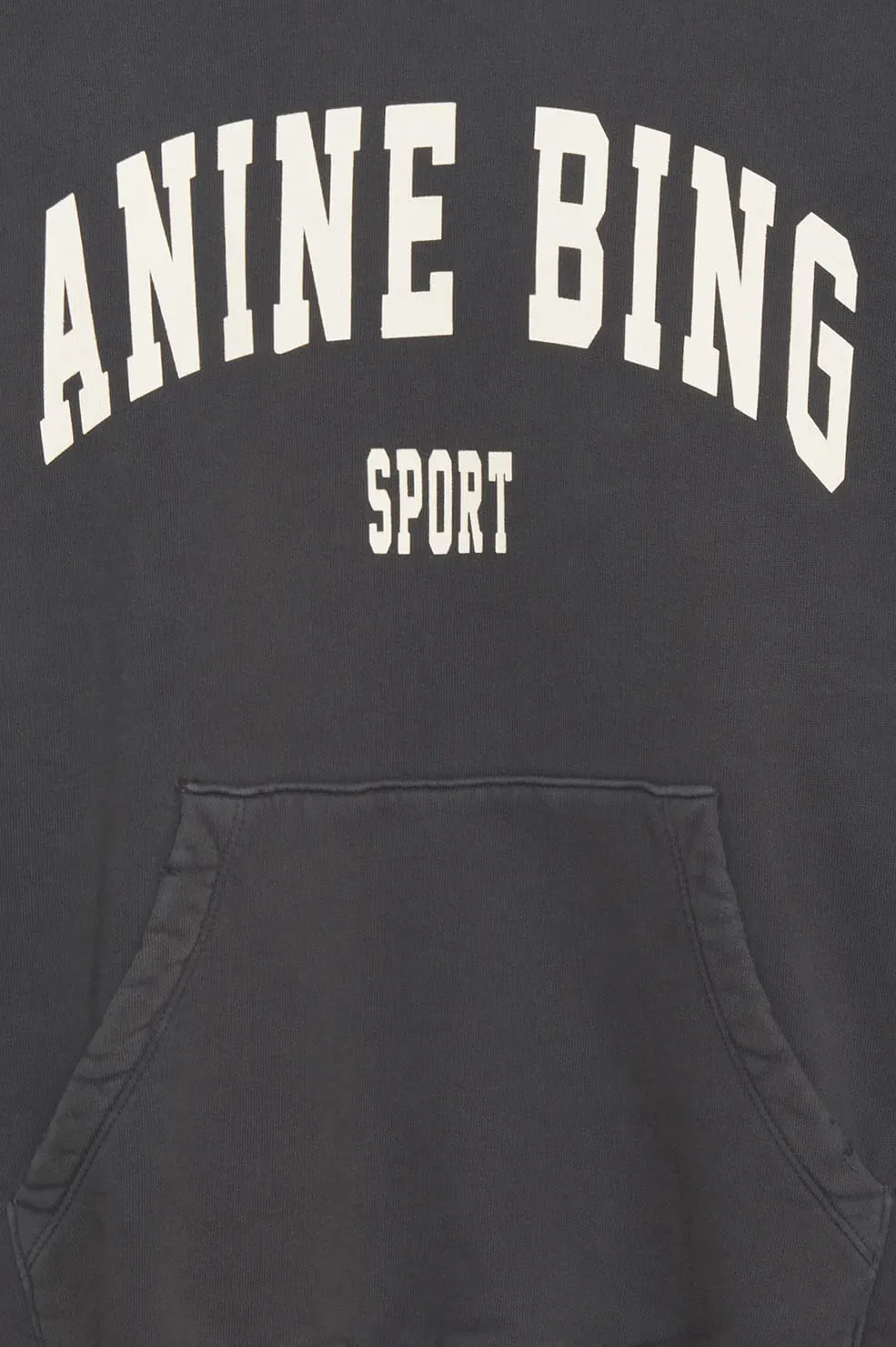 Anine Bing - Harvey Sweatshirt in Washed Black