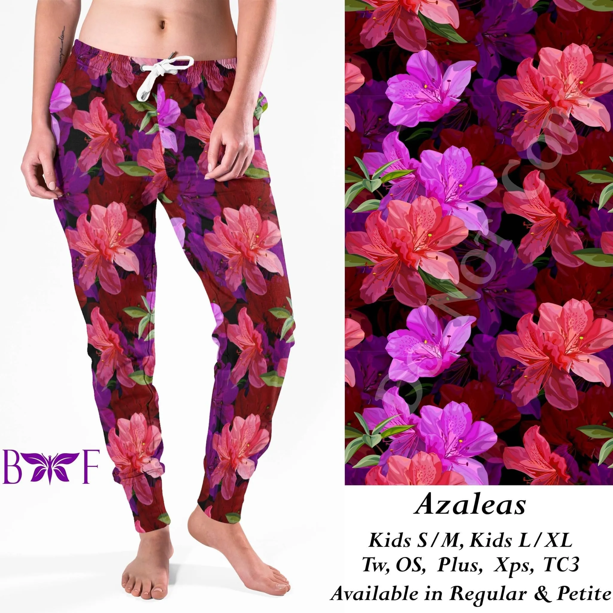 Azaleas- Capris and Full Length Joggers with pockets