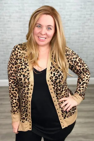 Beautifully Basic Animal Print Snap Cardigans