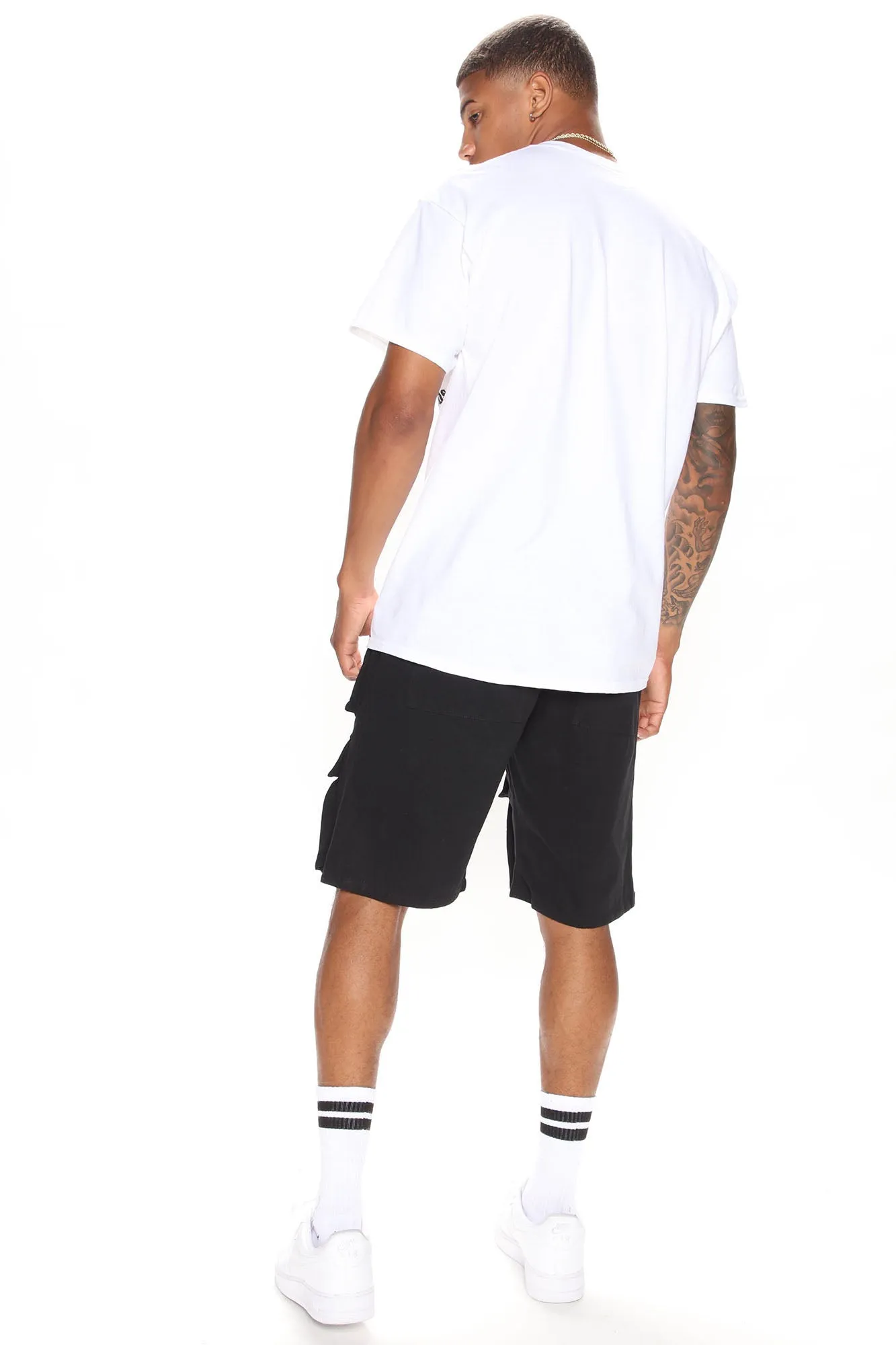 Big Pockets Cargo Shorts - Black