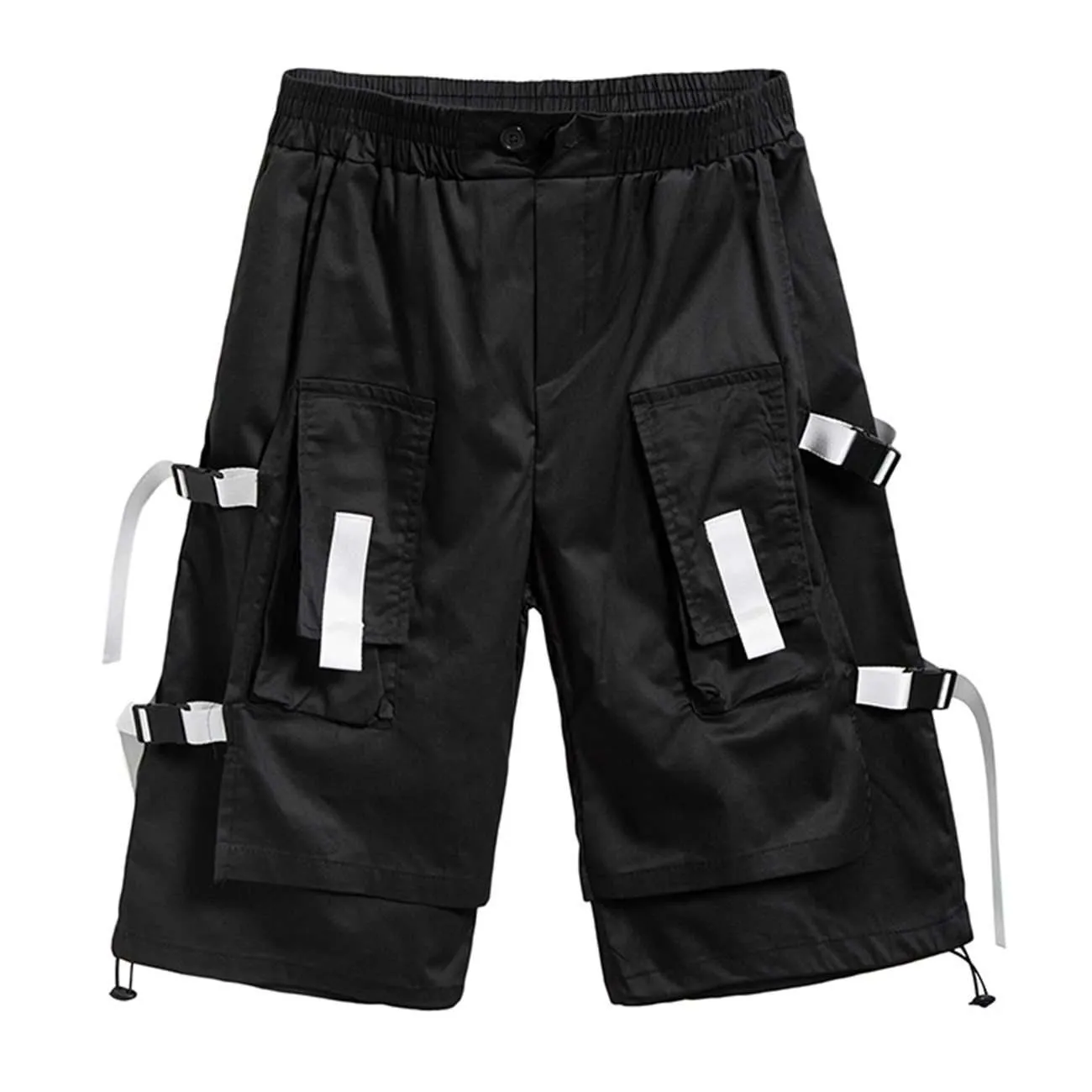 Black Shorts With Buckles