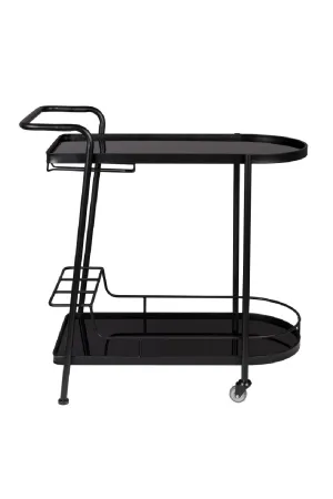 Black Wheeled Trolley | Dutchbone Giulia