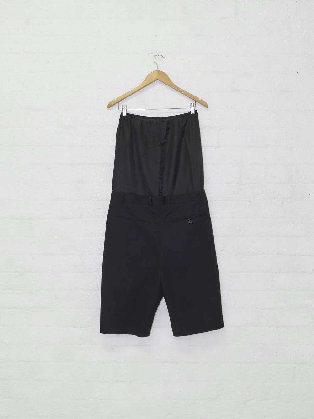 BLESS no. 49 "Alternarrative" / 2013 black tube top panel shorts - mens S M