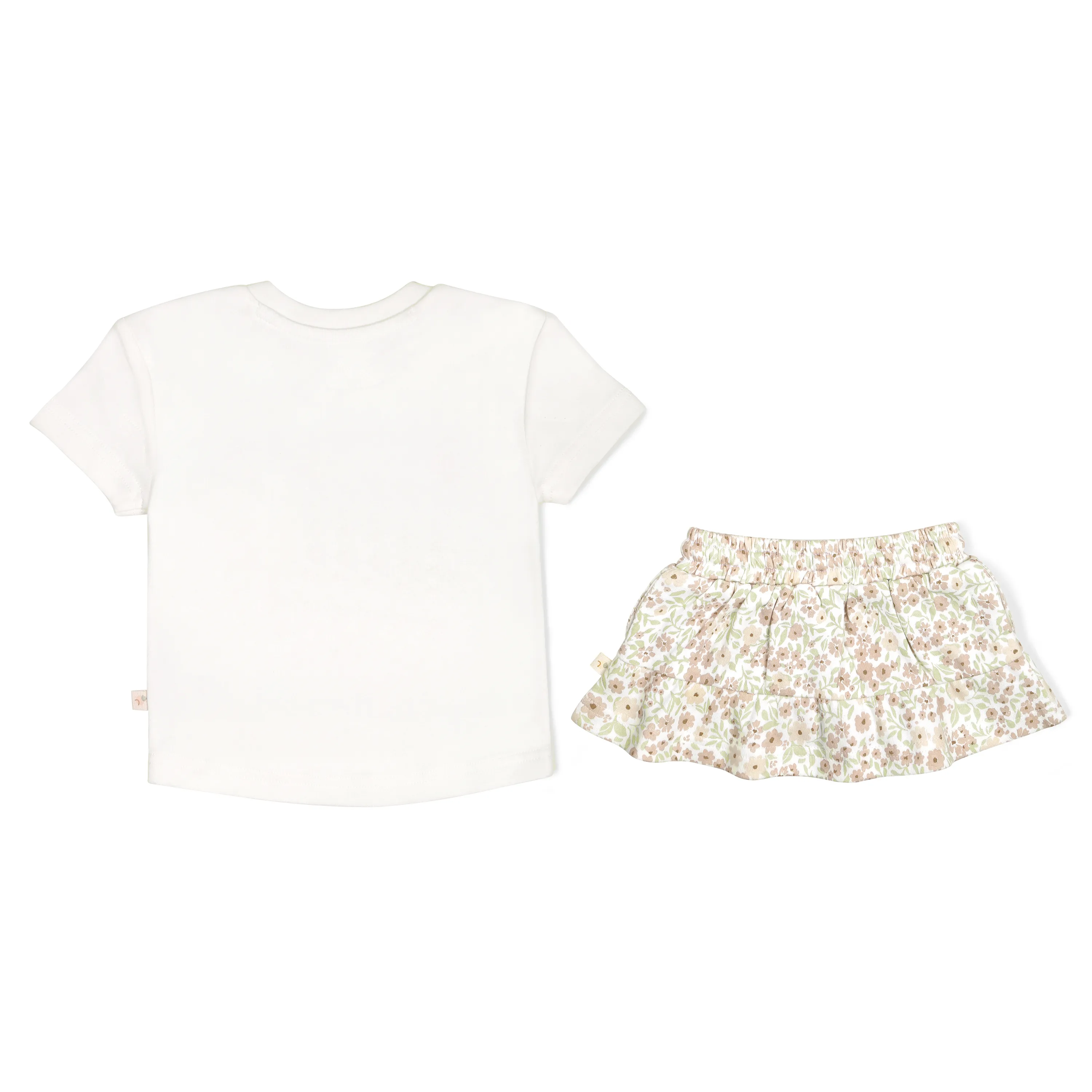 Boxy Tee And Skirt Set - Summer Floral