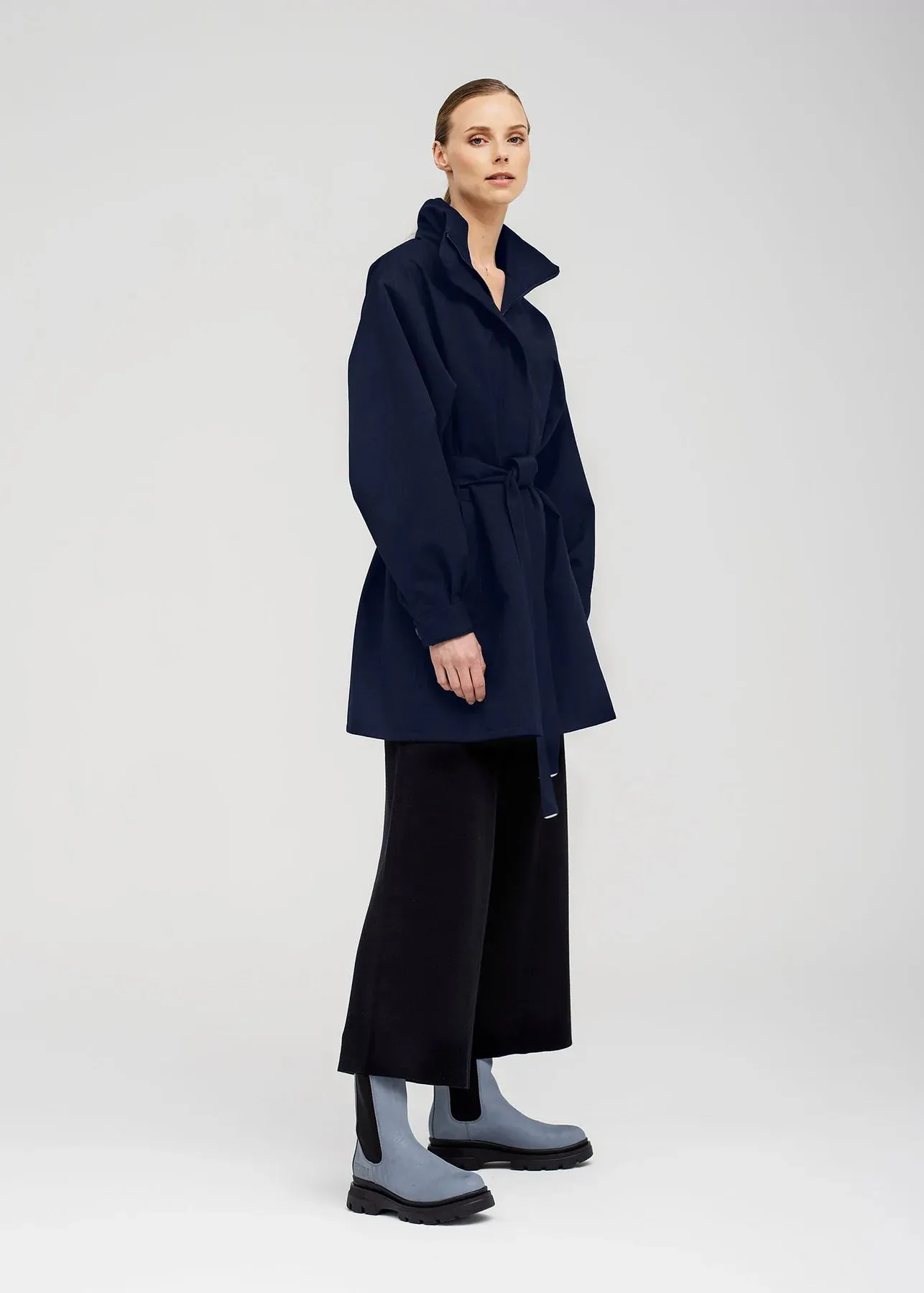 BRGN Monsun Dark Navy Coat