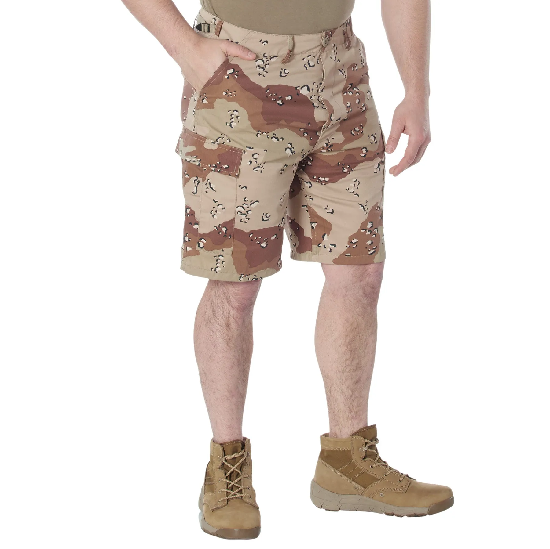 Camo BDU Shorts- Desert- Poly/Cotton