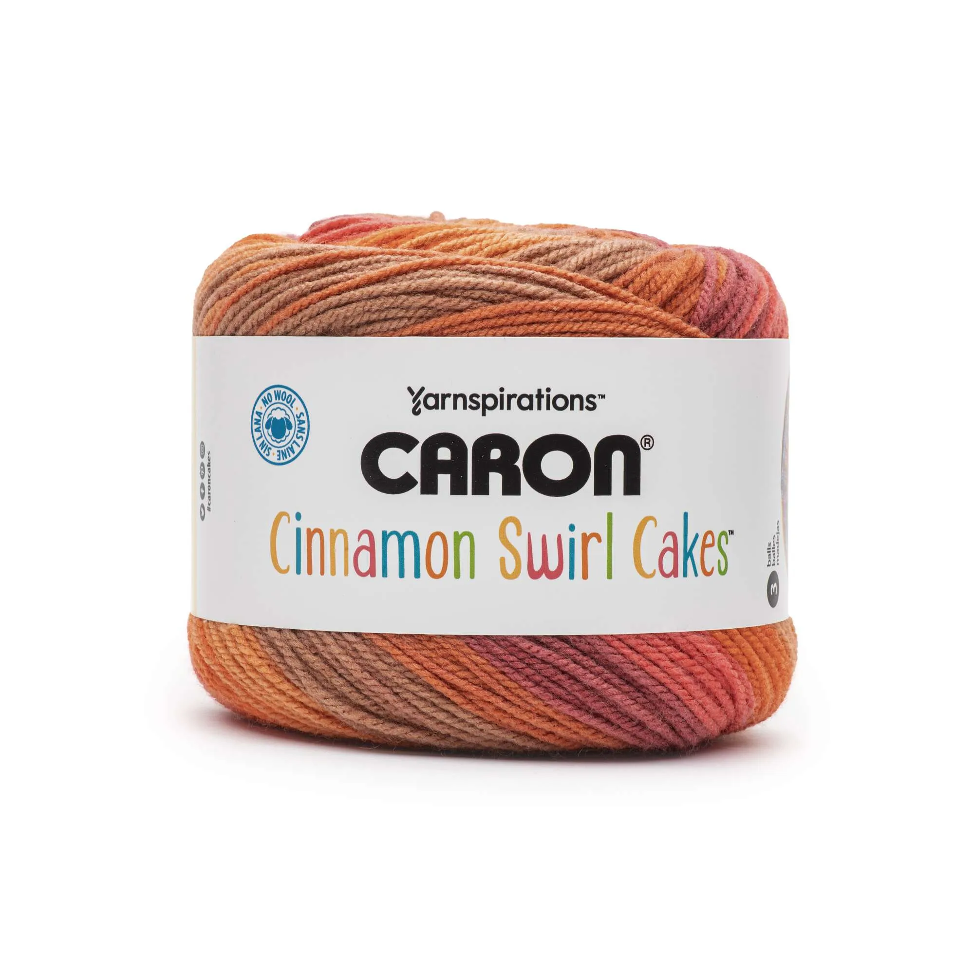 Caron Cinnamon Swirl Cakes Yarn - Retailer Exclusive