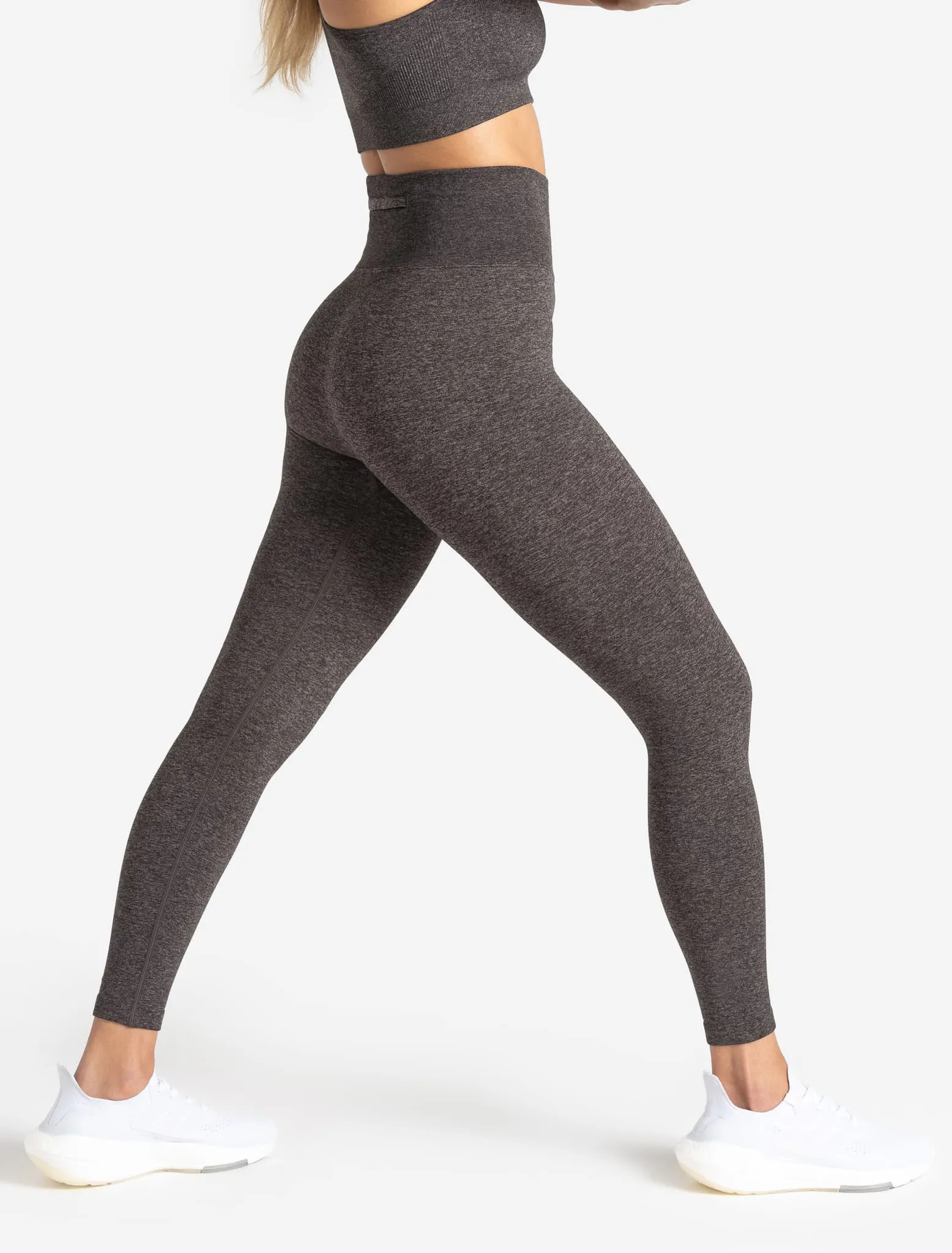 Core Seamless Pocket Leggings - Brown Marl