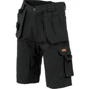 Cotton Drill Shorts - Duratex Cotton Duck Weave Tradies Cargo Shorts - with twin holster tool pocket