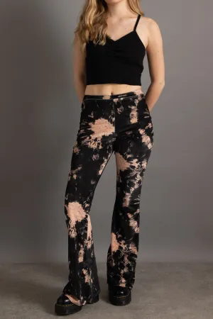 Daisy Street Tie Dye Flared Trousers