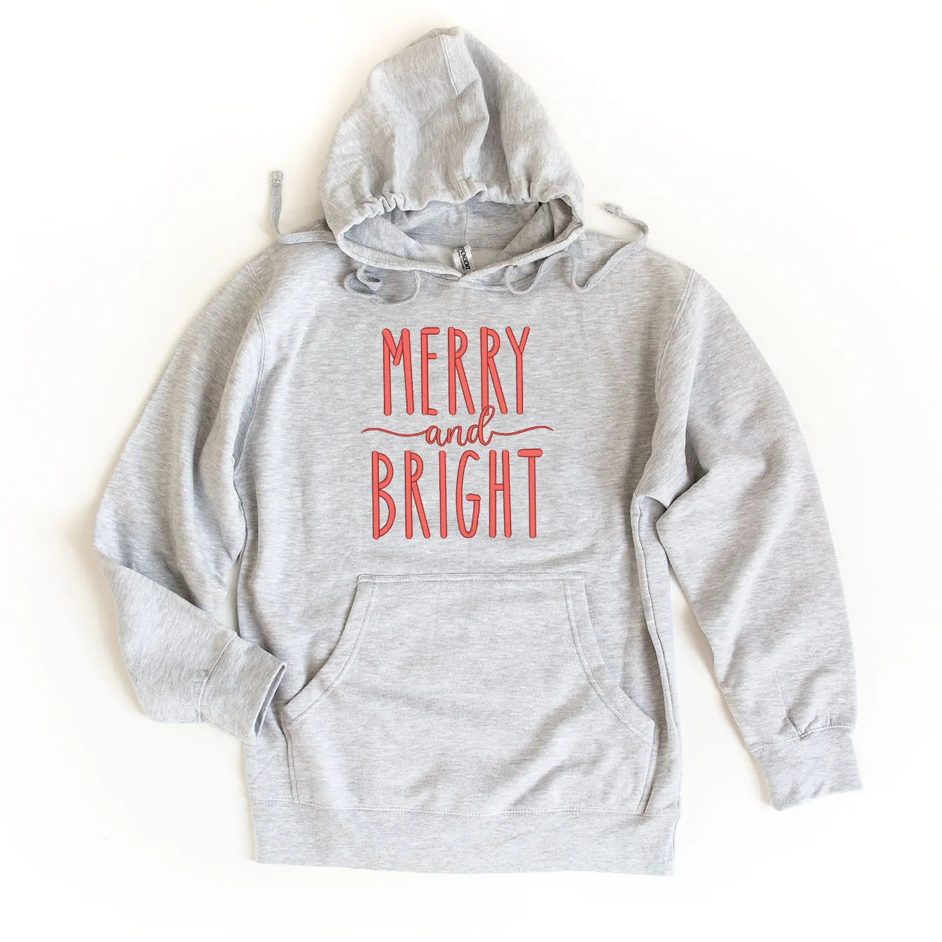 Embroidered Merry and Bright | Hoodie Set