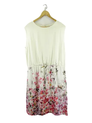 Esprit White Floral Midi Dress 12