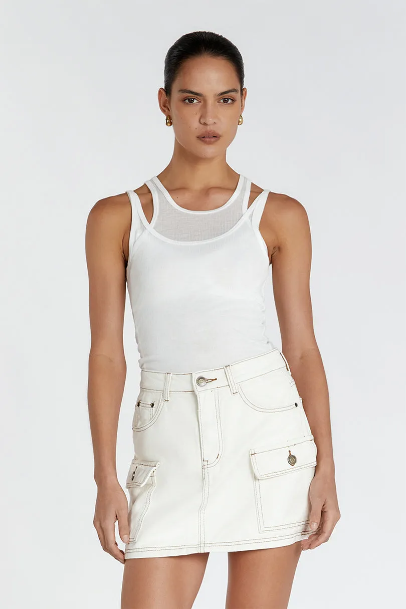 FELIX CREAM CARGO SKORT