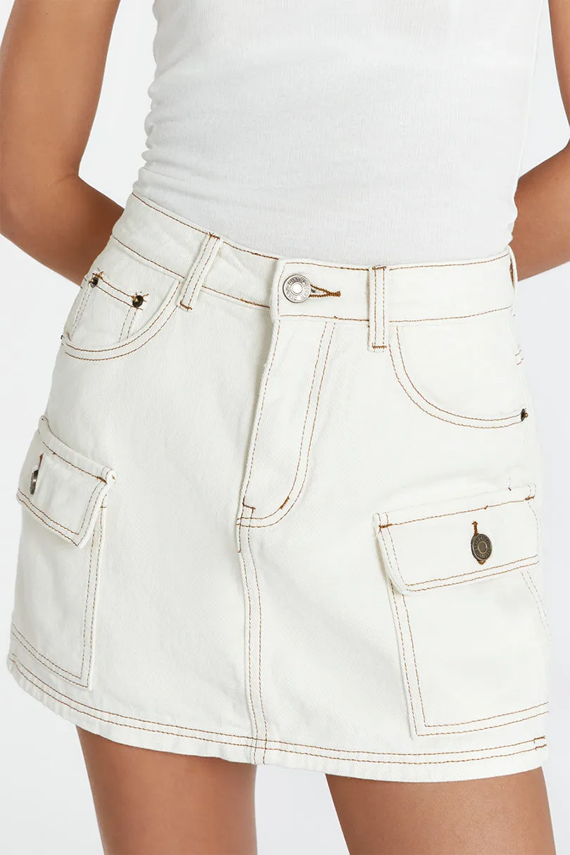 FELIX CREAM CARGO SKORT