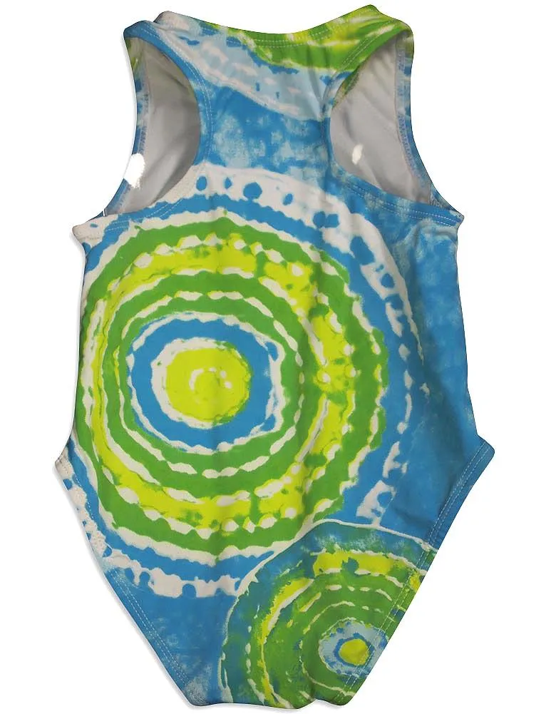 Flowers by Zoe Girls One Piece Swimsuit Bathing Suit Swimwear Sizes 4 - 8, 31486