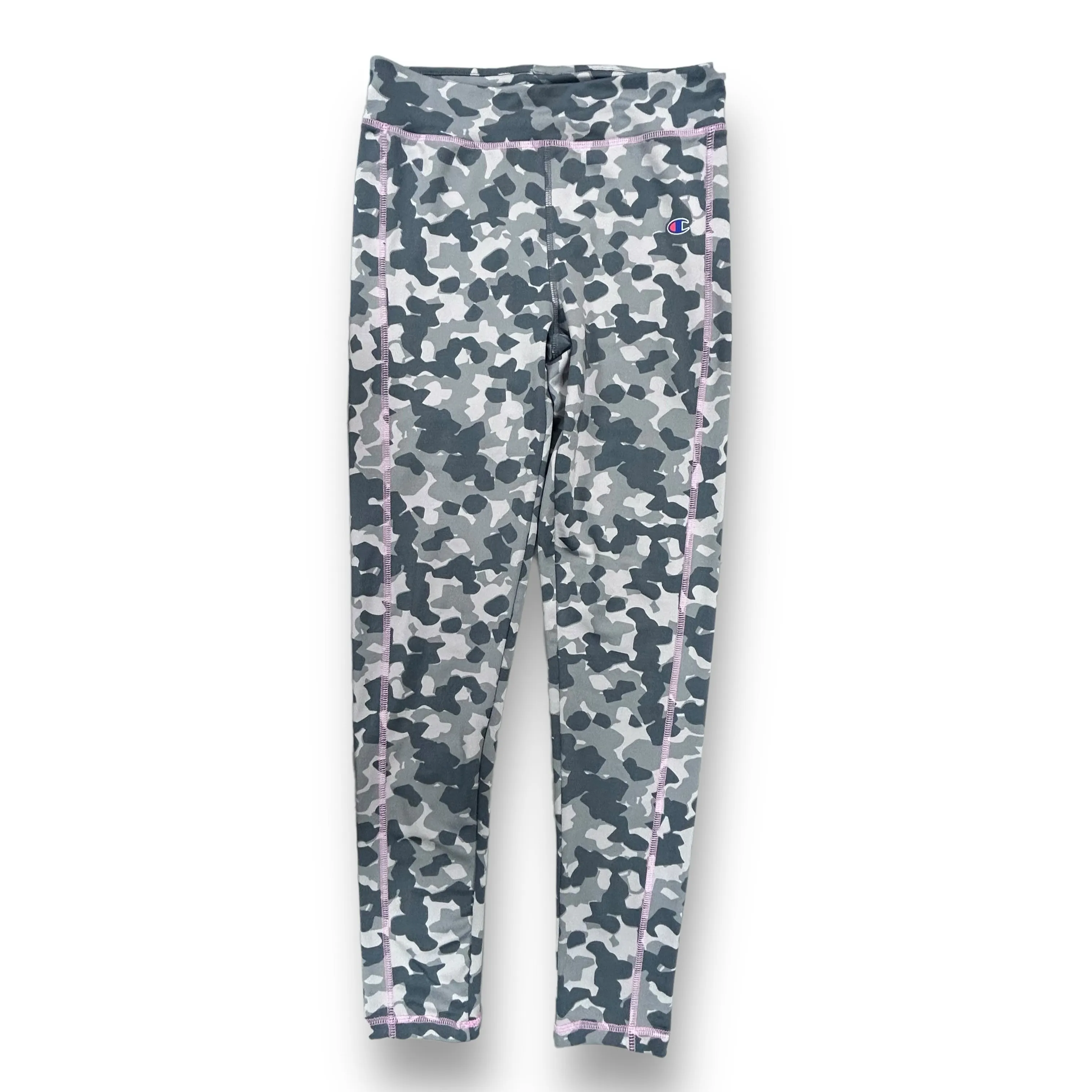 Girls Champion Size 10/12 Gray Athleticwear Camo Leggings