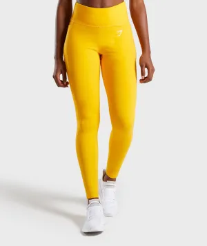 Gymshark Dreamy Leggings 2.0 - Citrus Yellow