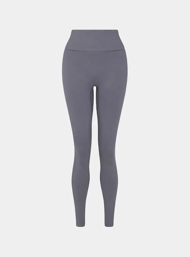 High Waisted Leggings - Pearl Grey