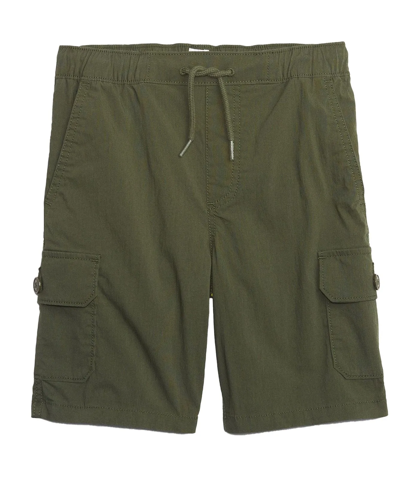 Hybrid Cargo Shorts with Washwell - Deep Depths Green