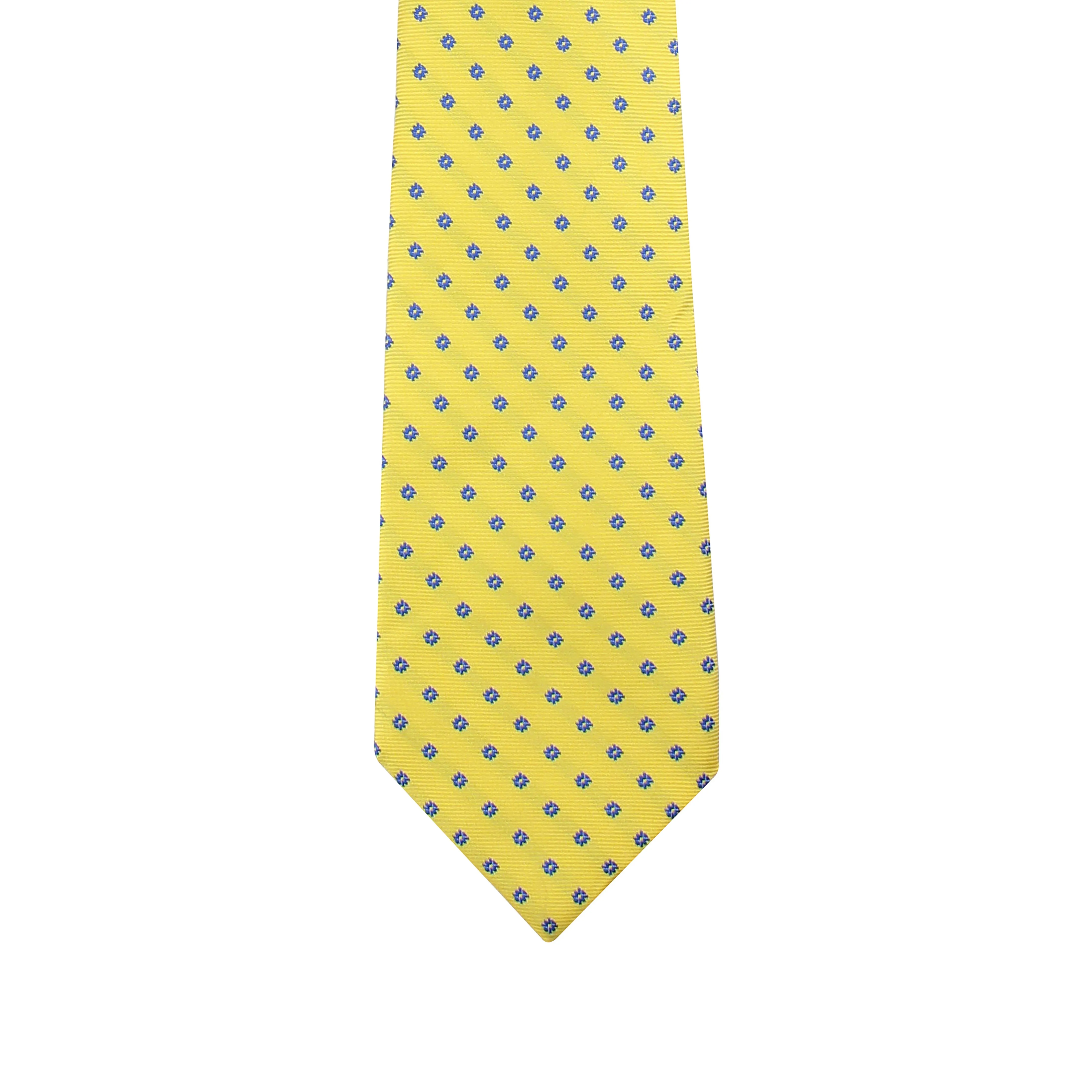 Kovove Elegant Yellow Polka Dot Necktie and Pocket Square Gift Box