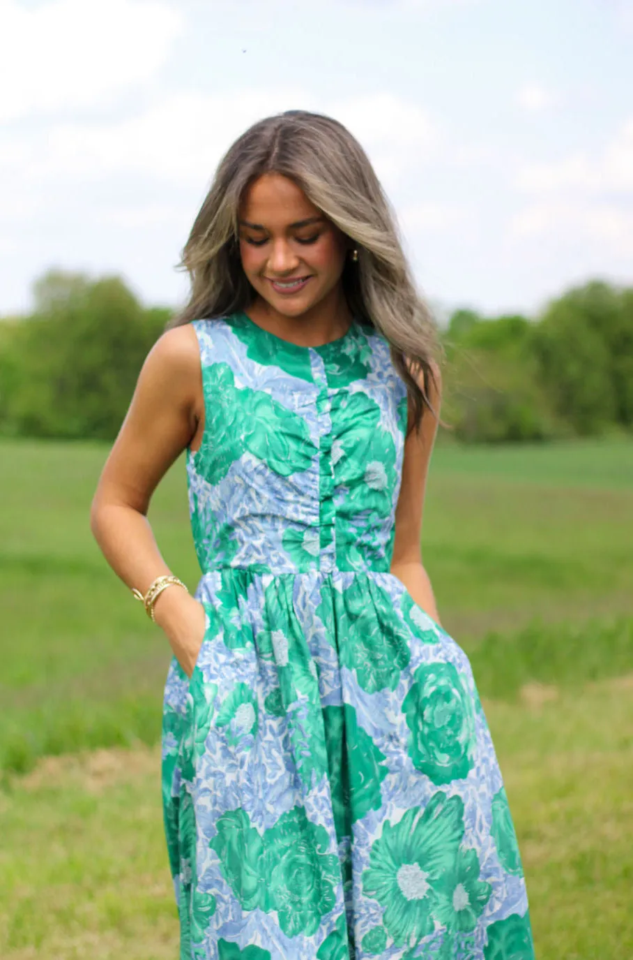 Lillie Palm Dress