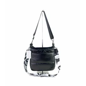 Markham Puffer Messenger Bag - Black