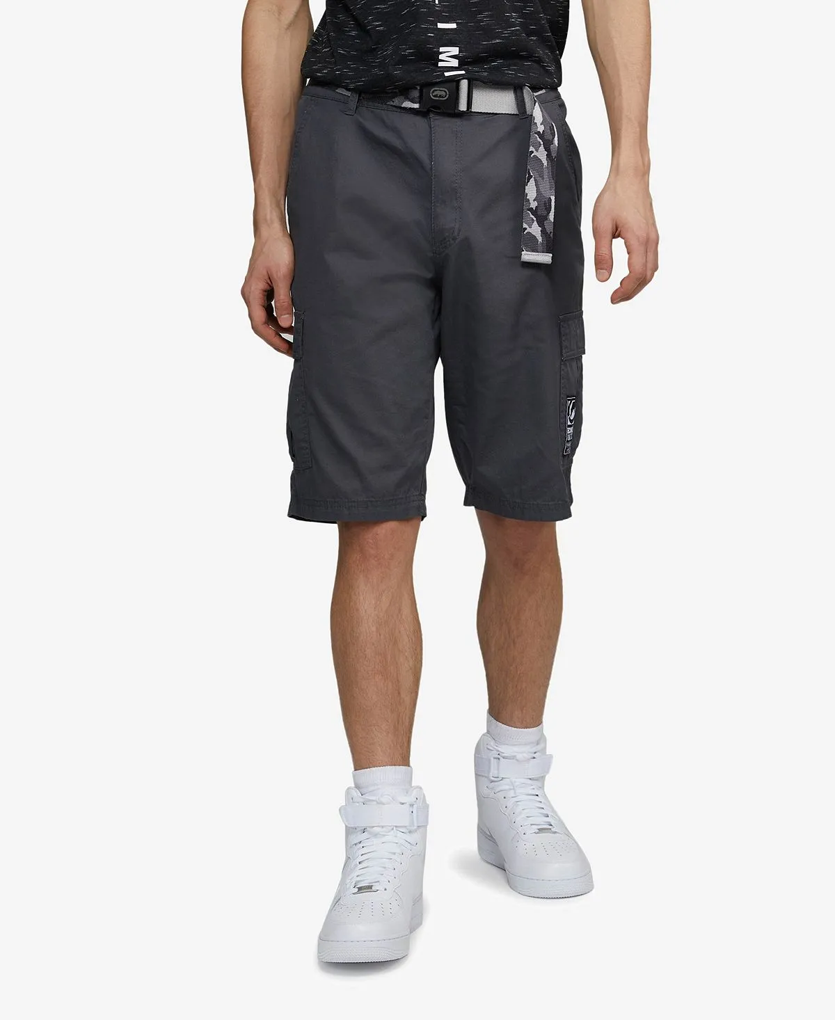 Men's Big and Tall Cargo Shorts with Wrap and Waistband Ecko Unltd