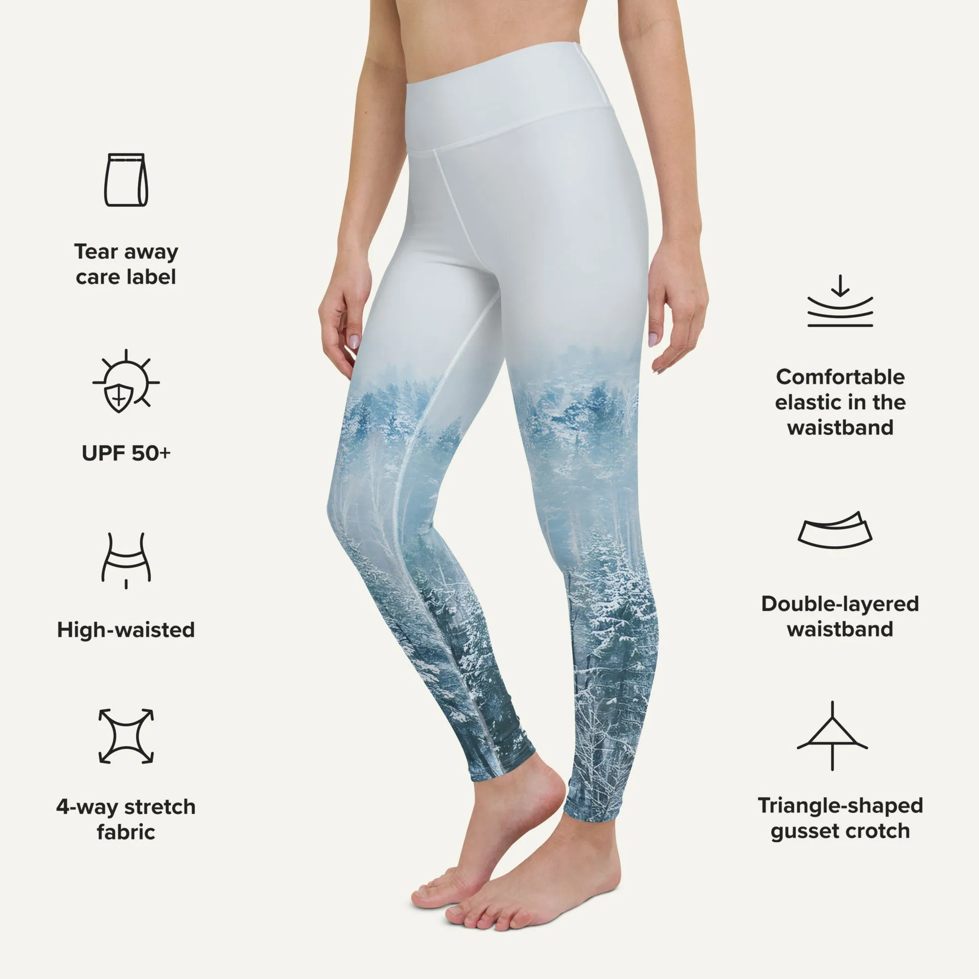 Misty Forest High-Waisted Leggings