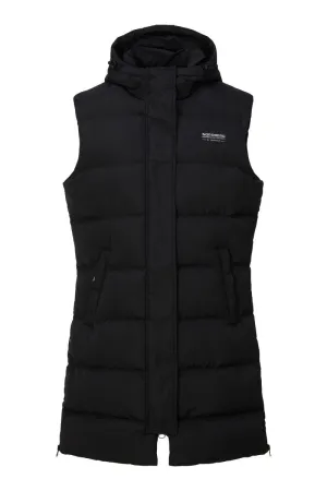 Nordberg Helle puffer bodywarmer dames zwart