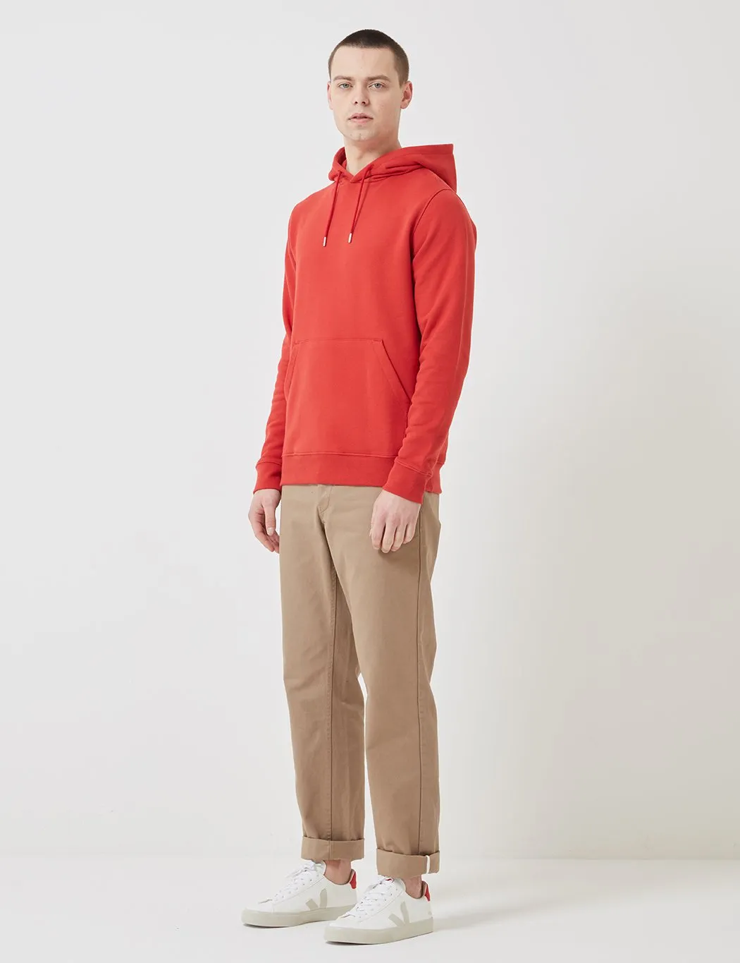 Norse Projects Vagn Classic Hooded Sweatshirt - Askja Red