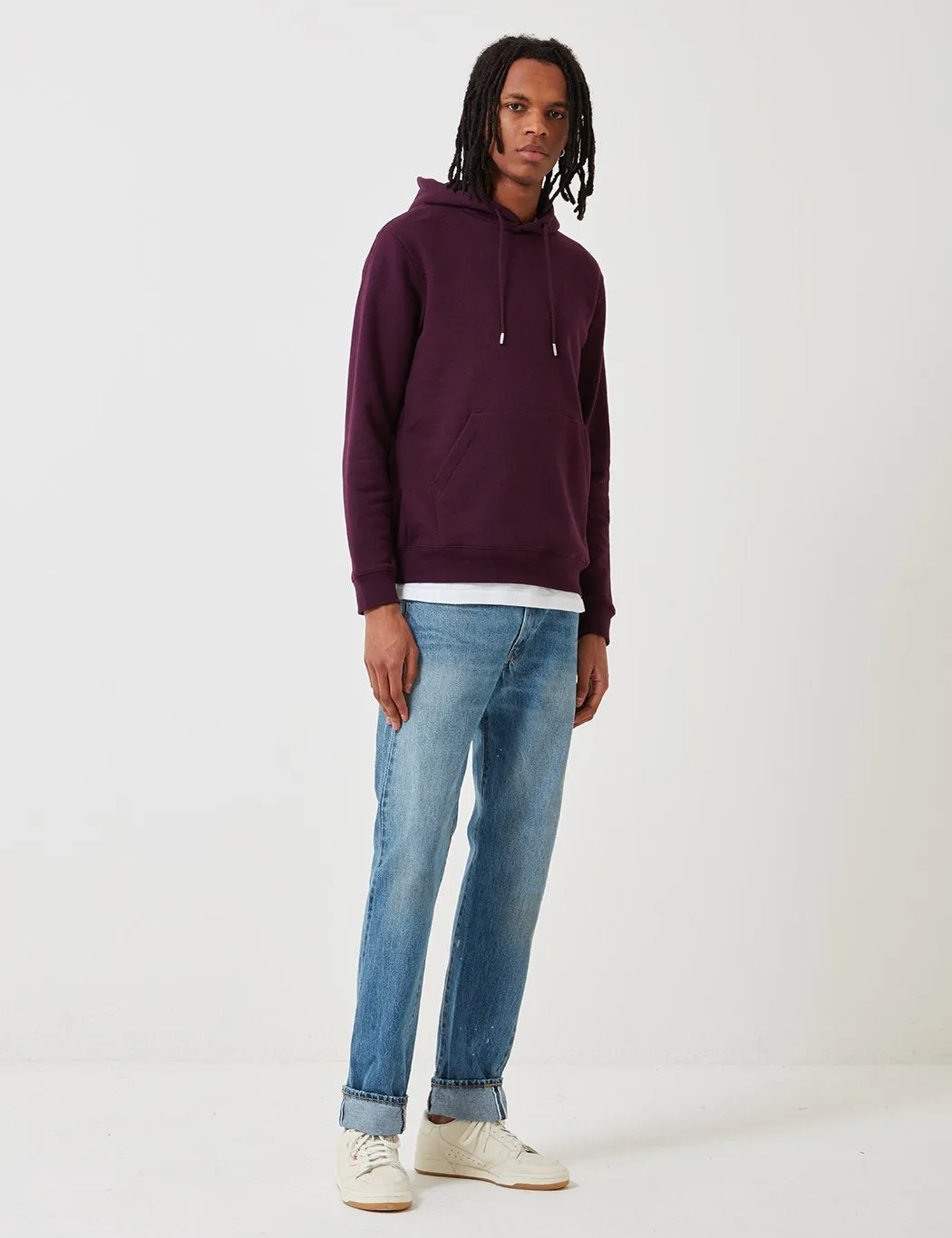 Norse Projects Vagn Classic Hooded Sweatshirt - Purple