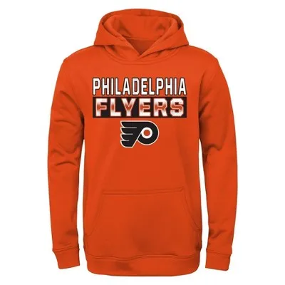 Open Box - NHL Philadelphia Flyers Boys' Poly Fleece Hooded Sweatshirt - XS