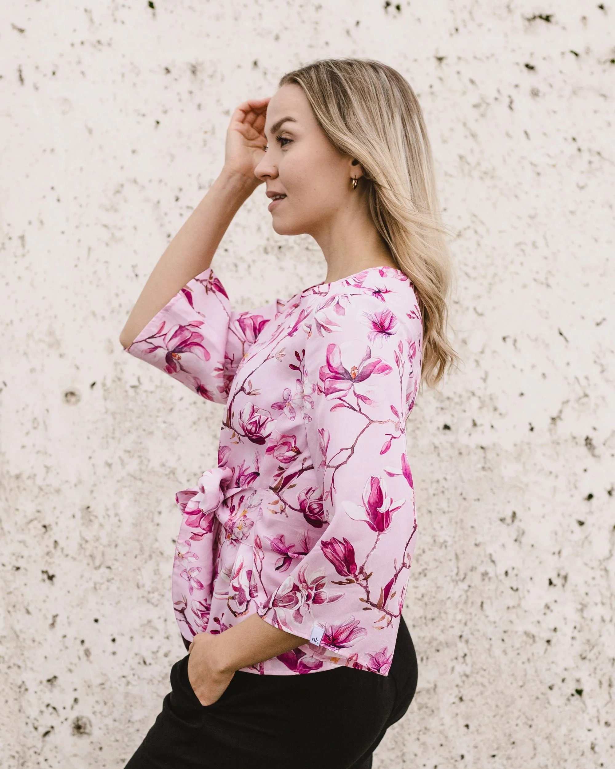 Ophelia Blouse Ballet of Blossoms Pink