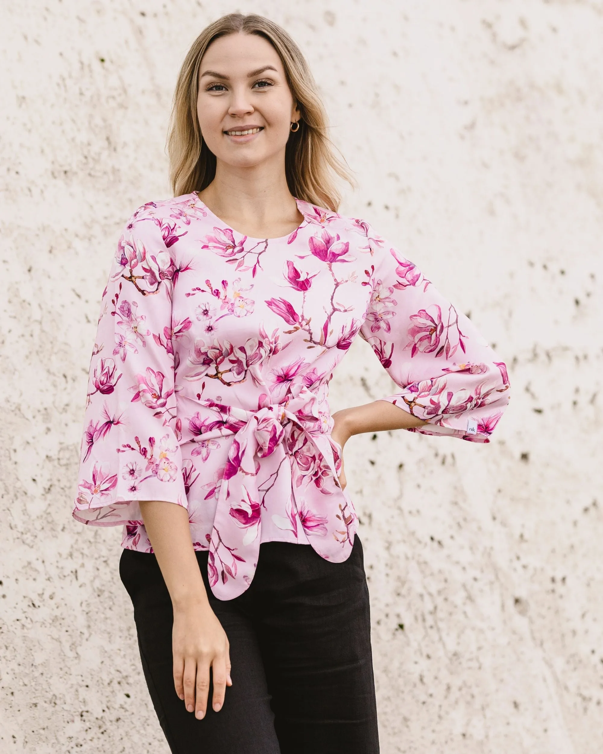 Ophelia Blouse Ballet of Blossoms Pink