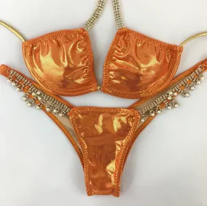 Orange Metallic (Connectors #2,#65 Gold)$ BRAZILIAN Cheeky