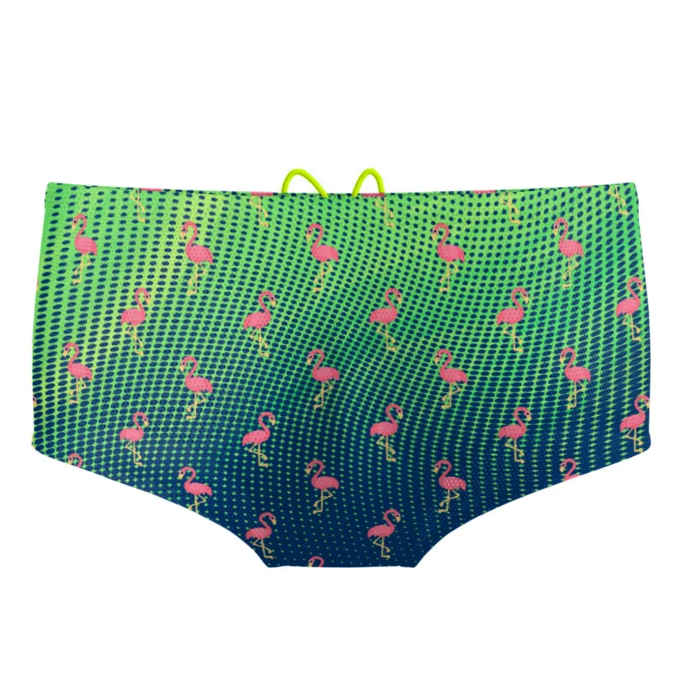 Party Flamingos Mesh Drag Swimsuit