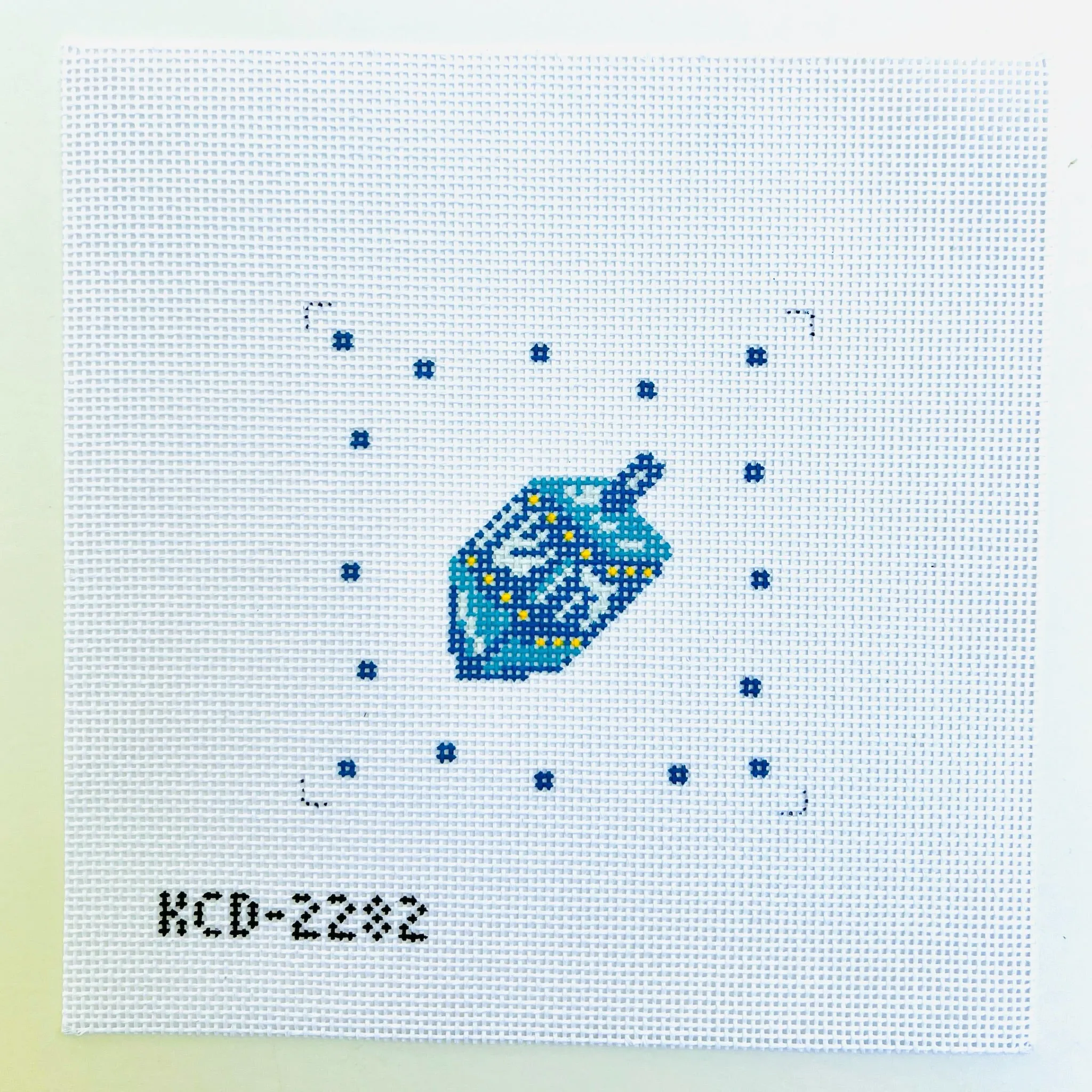 Polka Dot Dreidel Canvas