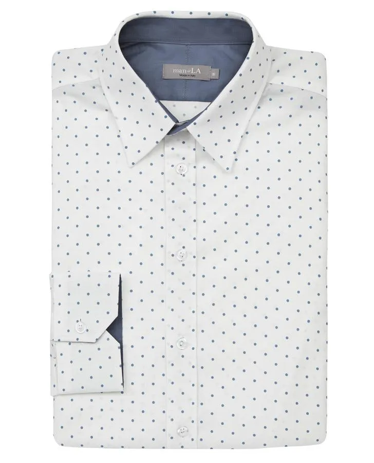 Polka Dot Mens Shirt