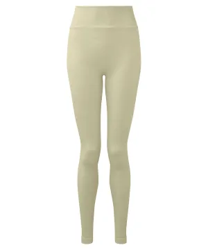 Sage Green Melange - Women's TriDri® recycled seamless 3D fit multi-sport flex leggings