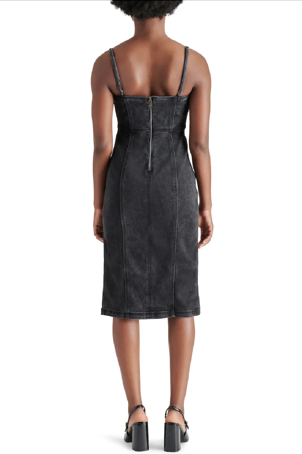 Steve Madden Giselle Dress Washed Black