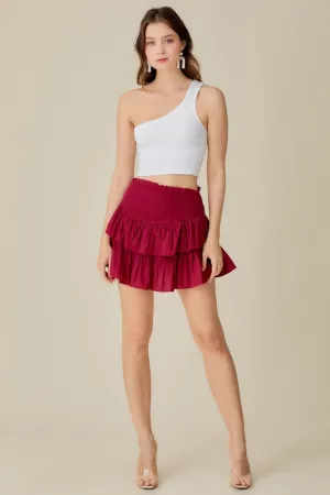 The Nina skort- Raspberry