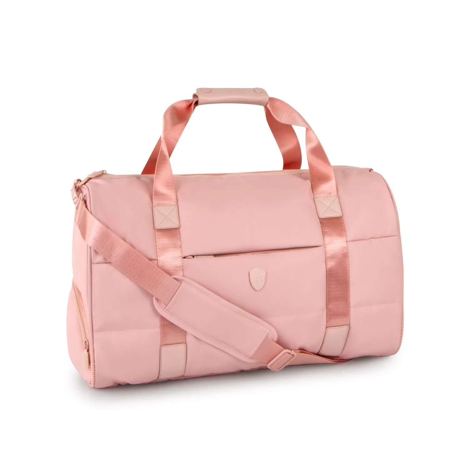 The Puffer Duffel Bag - Rose