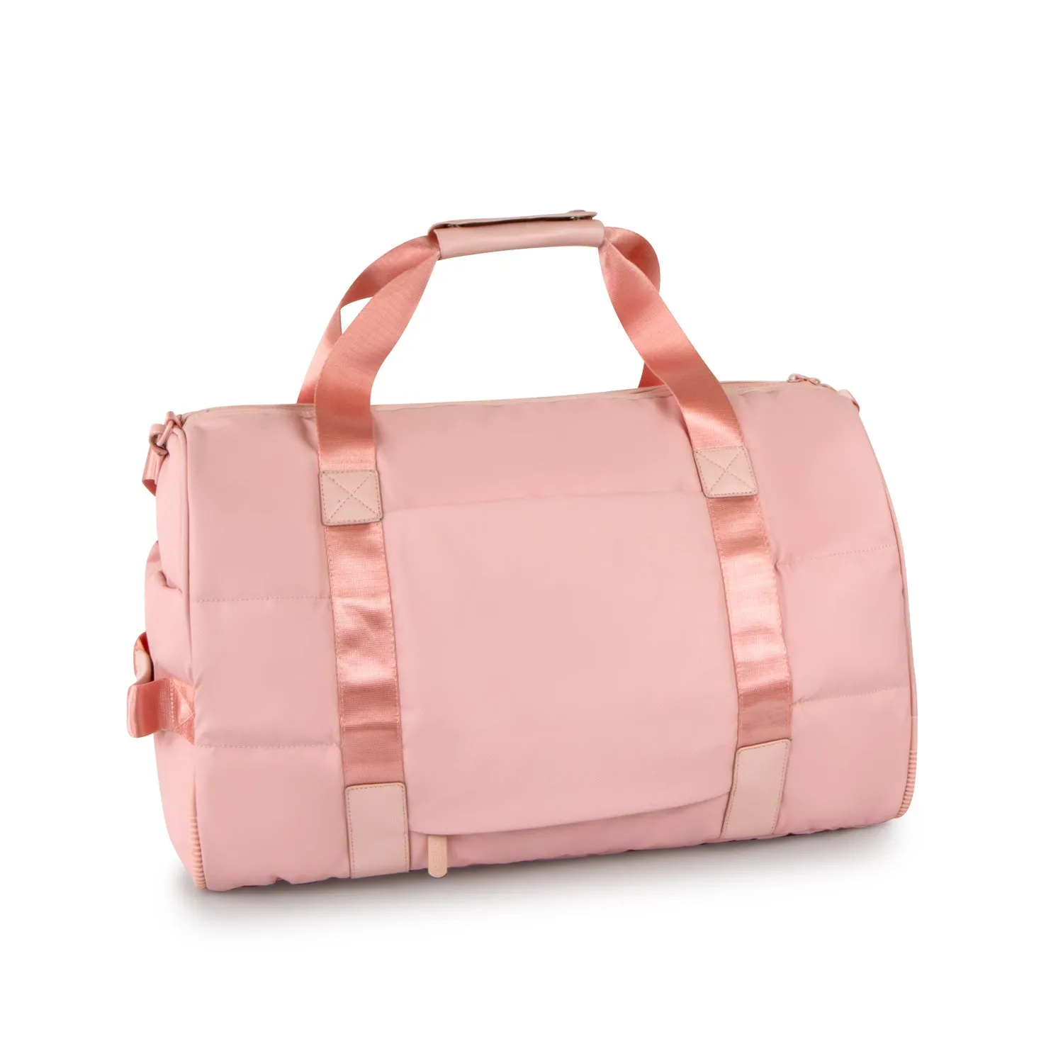 The Puffer Duffel Bag - Rose