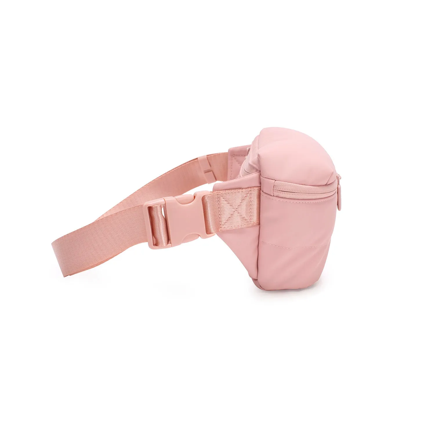 The Puffer Mini Waist Bag - Rose