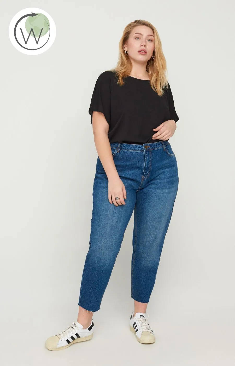 Zizzi Vanni Black Top